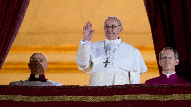 Pope Francis was elected pontiff on 13 March, 2013.