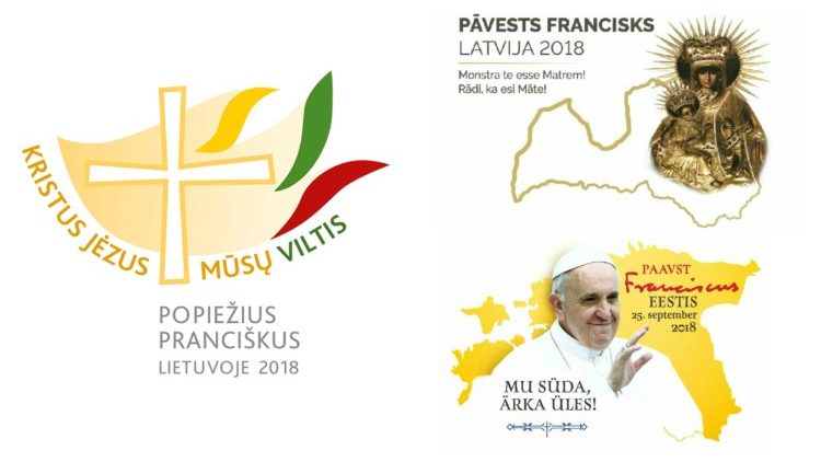 Logo podróży apostolskiej Papieża Franciszka do krajów bałtyckich