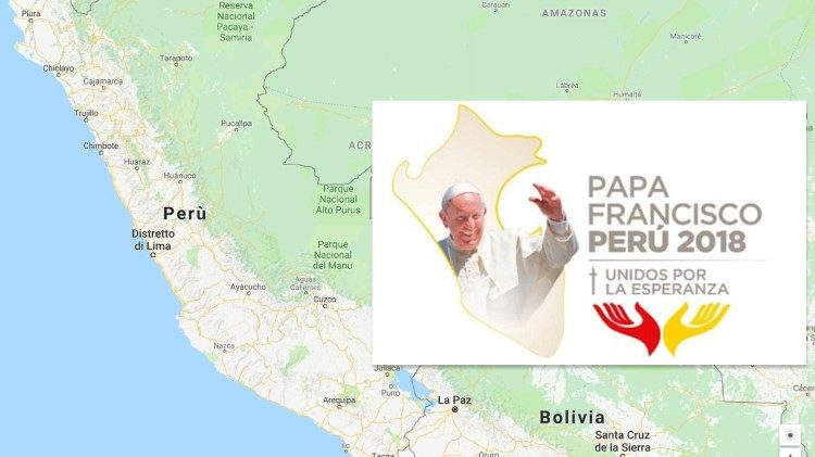 Logo de la Visita del Papa al Perú