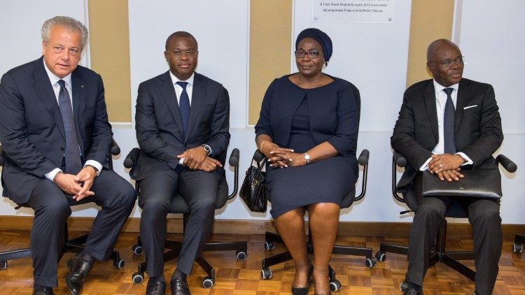 2018.05.18 Président du Bénin Patrice Talon à Radio Vatican