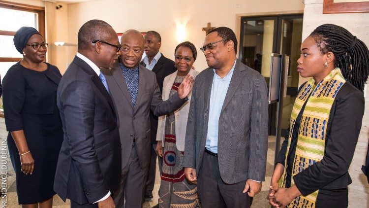 2018.05.18 Président du Bénin Patrice Talon à Radio Vatican