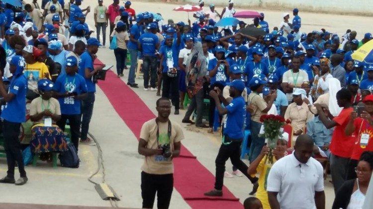 Giovani nella chiusura della II Giornata della Gioventu in Angola Portoghese
