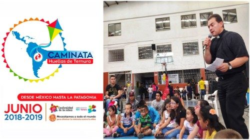 Caminata “Huellas de Ternura” responde a la “cariñoterapia” del Papa