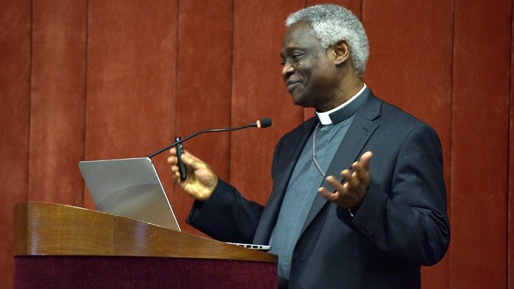 Le cardinal Peter Turkson, préfet du Dicastère pour le Service du Développement humain intégral.