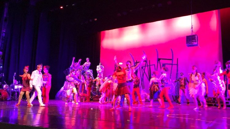  I ragazzi in scena al teatro Olimpico