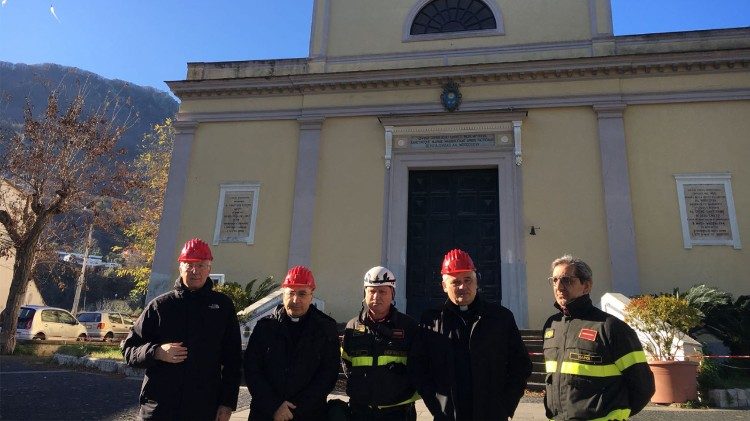 Mgr Krajewski à Ischia, le 18 décembre 2017.