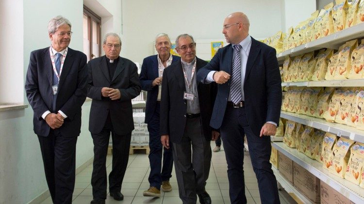 La visita del premier Gentiloni