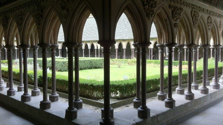 Kreuzgang auf dem Mont St Michel