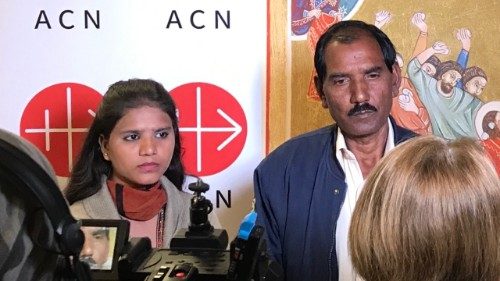 Témoignage de la fille d’Asia Bibi, en visite au Vatican