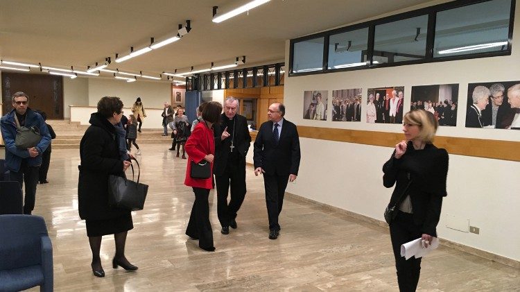 L'arrivo del cardinale Pietro Parolin