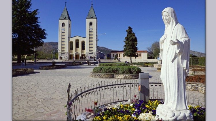 Le sanctuaire marial de Medjugorje en Bosnie-Herzégovine.