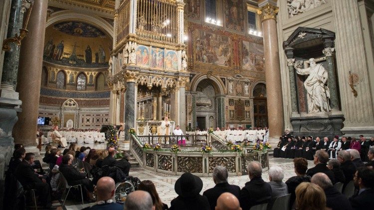 Messe pour les 50 ans de la Communauté Sant Egidio- Basilique saint Jean de Latran (archives 2018)