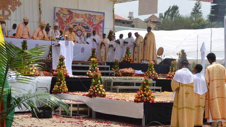 Gottesdienst in Äthiopien