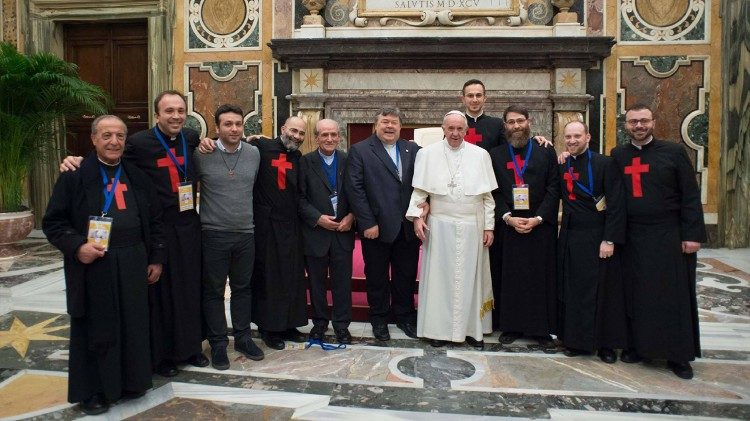 udienza ai partecipanti all'incontro promosso dalla Commissione Carità e Salute della CEI 130217aem.jpg