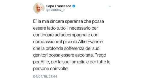Alfie. Morresi: si tende sempre più ad abbreviare la vita