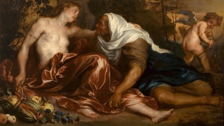 ANTON VAN DYCK e collaboratore (Anversa 1599 – Londra 1641) Vertumno e Pomona 1628-30 ca. Olio su tela, 142 x 197,5 cm Genova, Musei di Strada Nuova – Palazzo Bianco 