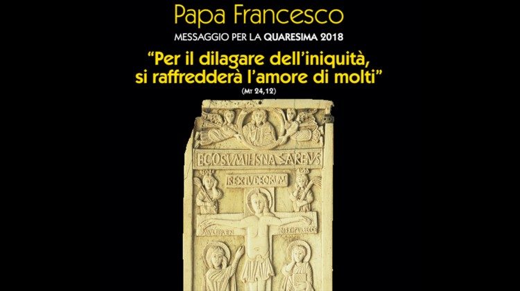 Cover page of Pope Francis' Lenten Message