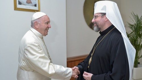 La Iglesia greco-católica ucraniana encuentra al Papa en el Vaticano