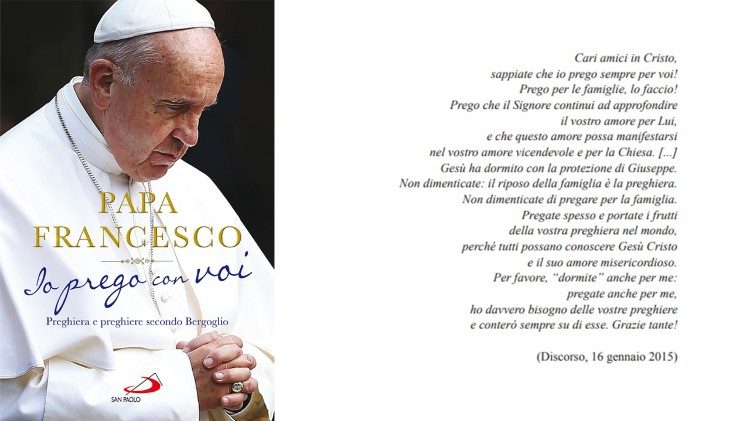 Capa do livro "Eu rezo com vocês"