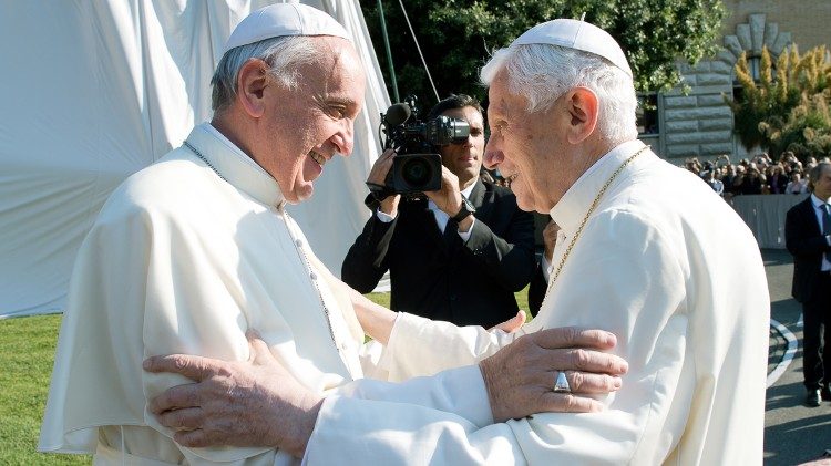 Papież Franciszek i Benedykt XVI