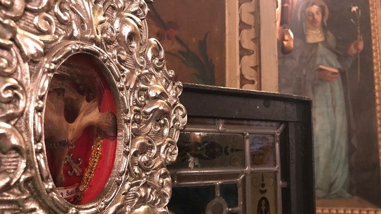 Reliquia di Santa Brigida a Piazza Farnese, Roma