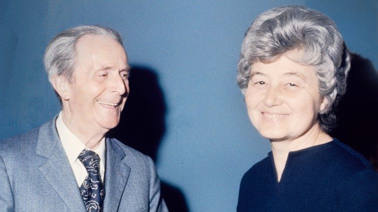 Igino Giordani con Chiara Lubich