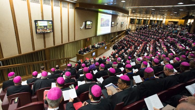 La Salle du Synode, ici lors du Synode sur la Famille en 2015.