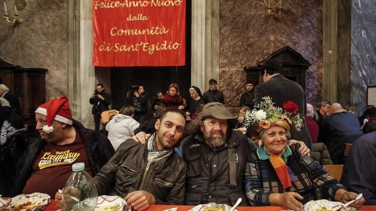 Pranzo di Natale con i poveri