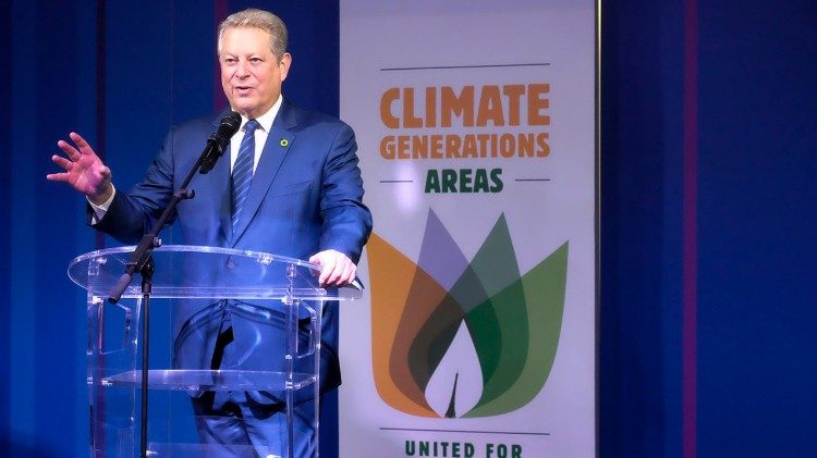 Al Gore at a climate change conference