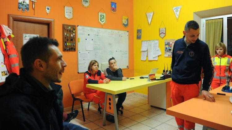 La stazione di Civitella Roveto sede della Protezione Civile