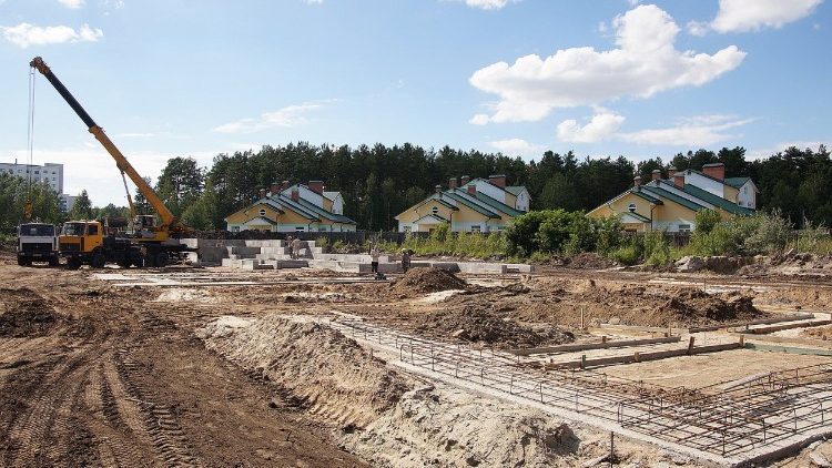 Будаўнічая пляцоўка Інтэгратыўнага тэрапеўтычна-адукацыйнага цэнтра