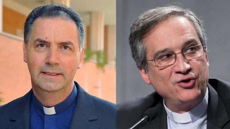 Fr Ángel Fernández Artime and Msgr Dario Edoardo Viganó