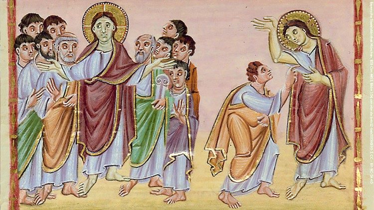 St. Thomas touching the wounds of Christ.