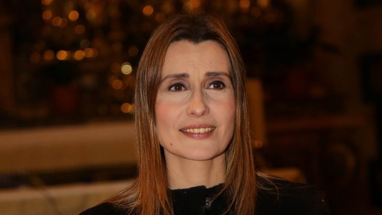 Claudia Koll partecipa a Ritratti di Santi a Roma in Santa Maria della Vittoria