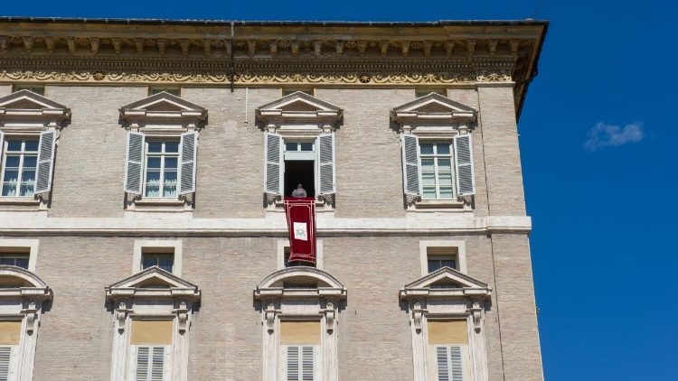 Papst Franziskus beim Regina Coeli am Sonntag