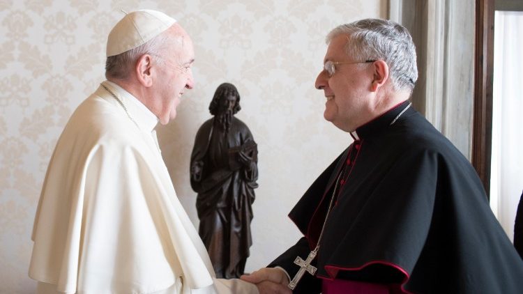 Papa Francisco e Dom Giambattista Diquattro novo Núncio Apostólico no Brasil
