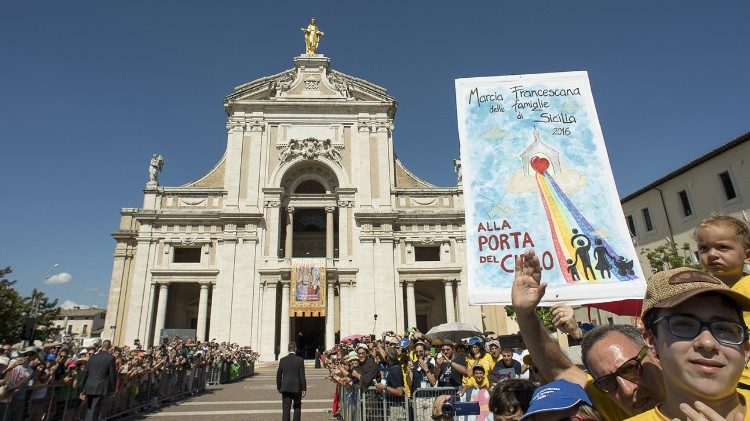 Basílica Santa Maria dos Anjos, em Assis