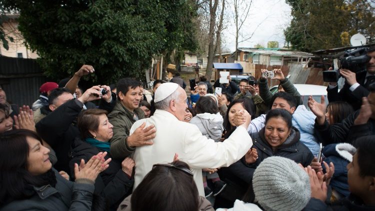 Papa Francisco na periferia de Roma