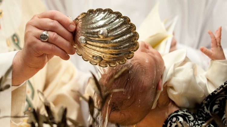 Baptism ceremony in Sistine Chapel