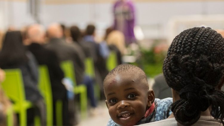 Bambino all' ostello don Luigi Di Liegro - Caritas Roma