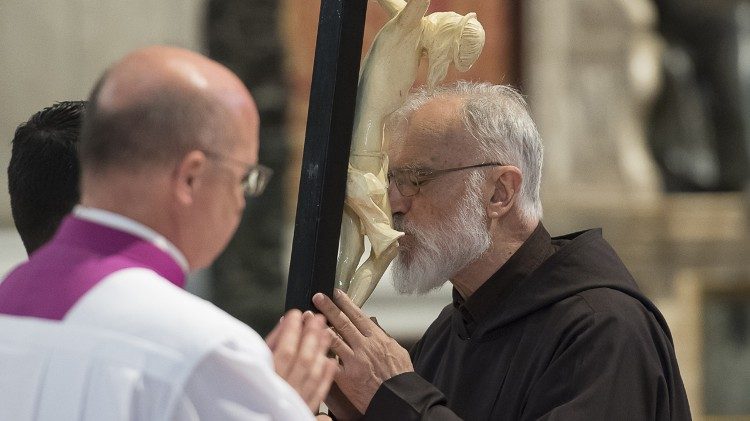 Il predicatore Cantalamessa