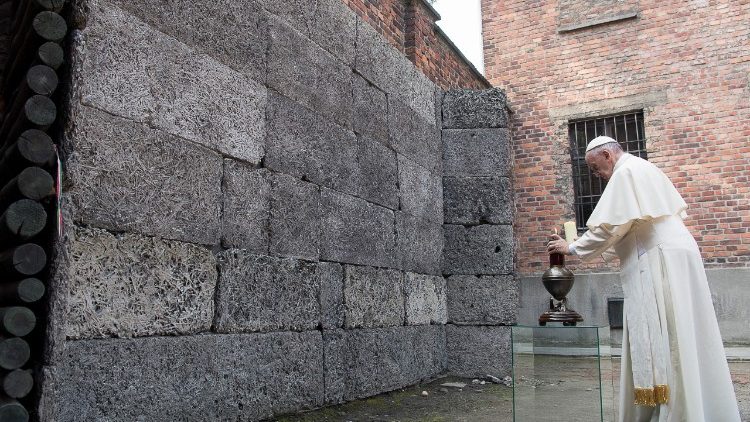 Pope Francis visit to Auschwitz - Birkenau