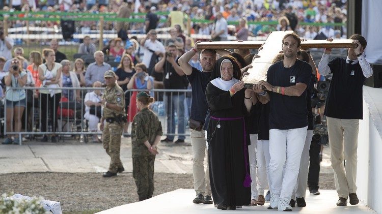 Via Crucis foto d'archivio