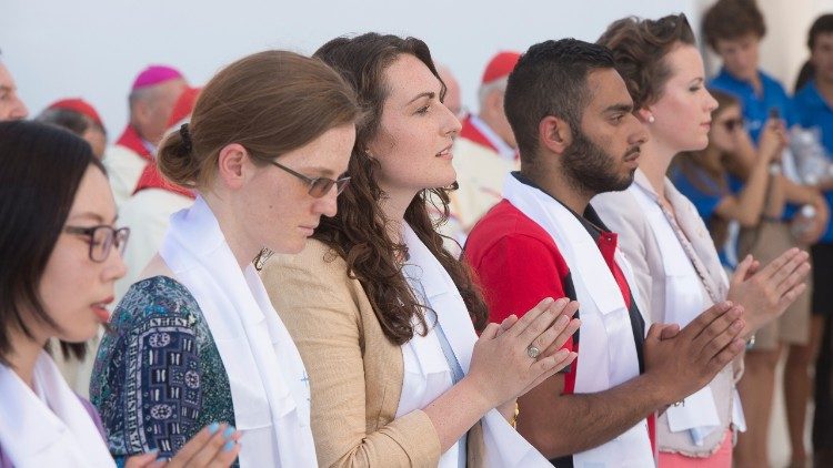 Młodzież podczas Światowych Dni Młodzieży