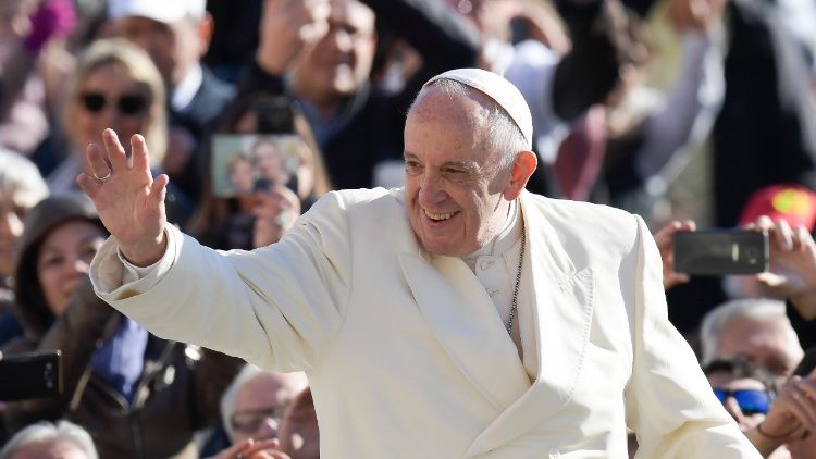 Papa Francesco all'udienza generale