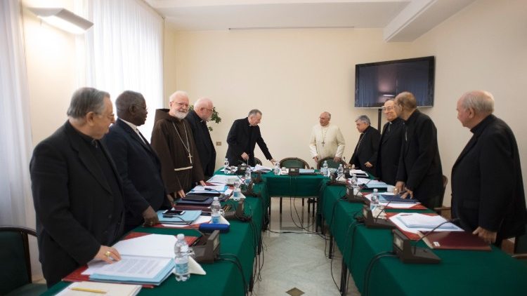 Pope Francis meets with the C9 College of Cardinals in the Vatican 