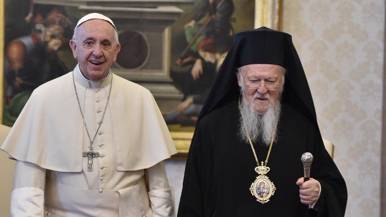 2018-05-26 SS Papież Franciszek i Patriarcha Konstantynopola Bartłomiej I