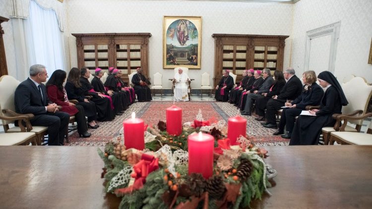 Audience du Pape à la fondation Populorum Progressio (Archives 2017)