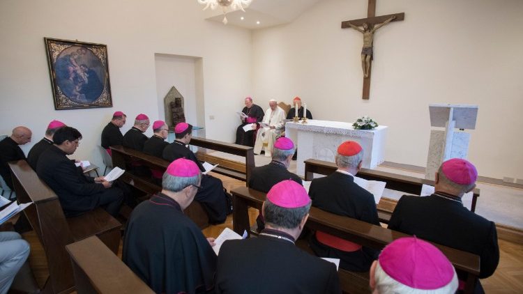 ֆրանչիսկոս Պապ  եւ  սինոդի մասնակցող Եպիսկոպոսներ