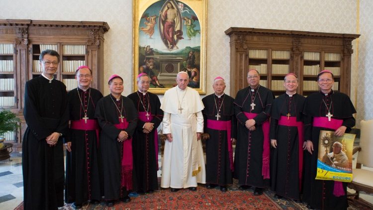 Papa Francisco encontra bispos da Conferência episcopal regional chinesa, em visita ad limina apostolorum